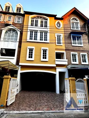 ทาวน์โฮม MRT คลองเตย : 🔼🔽 AccomA 📩  4 BR Townhouse @Yenakart Residence (AA43570)