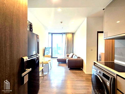 เช่าคอนโด BTS อุดมสุข : For rent Whizdom Essence ใกล้ BTS ปุณณวิถี ติด True Digital Par ห้องมุม ชั้นสูง วิวเมืองและโค้งน้ำเจ้าพระยา @35,000 Baht