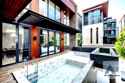 เช่าบ้านเดี่ยว ถนนสีลม : 🔼🔽 AccomA 📩 Super Luxury Home with Lift & Private Pool at Anina Sathorn–Yenakart (AA43361)