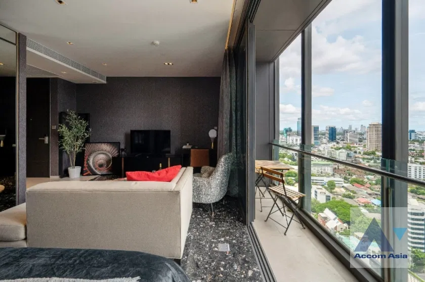 รูป 🔼🔽 AccomA 📩 Sleek high-floor condominium with bold style in Sukhumvit (AA41343) - รูปที่ 7/18