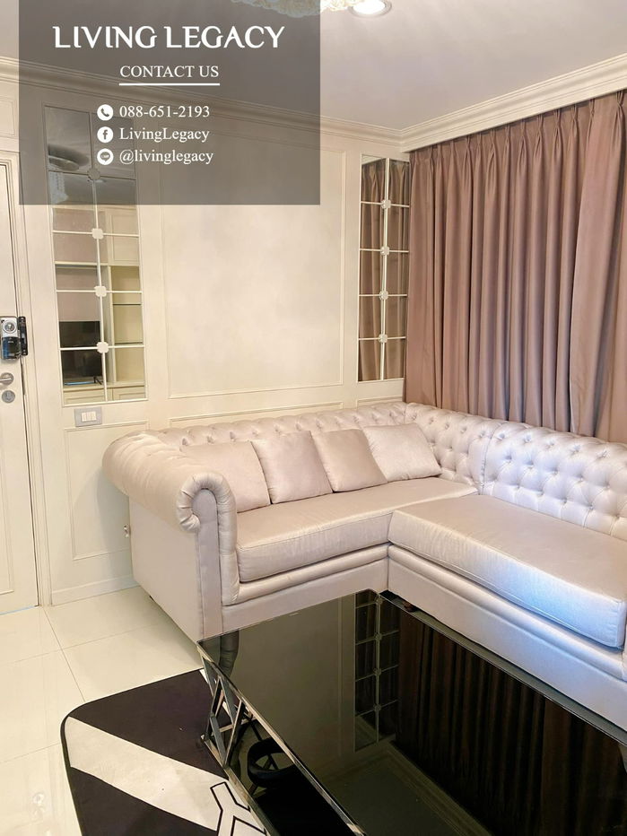 picture SOE80A Condo For Rent Lumpini Place Srinakarin - Huamark Station 38 Sq.M. Floor 20 Building A line id : @livinglegacy - 8/13