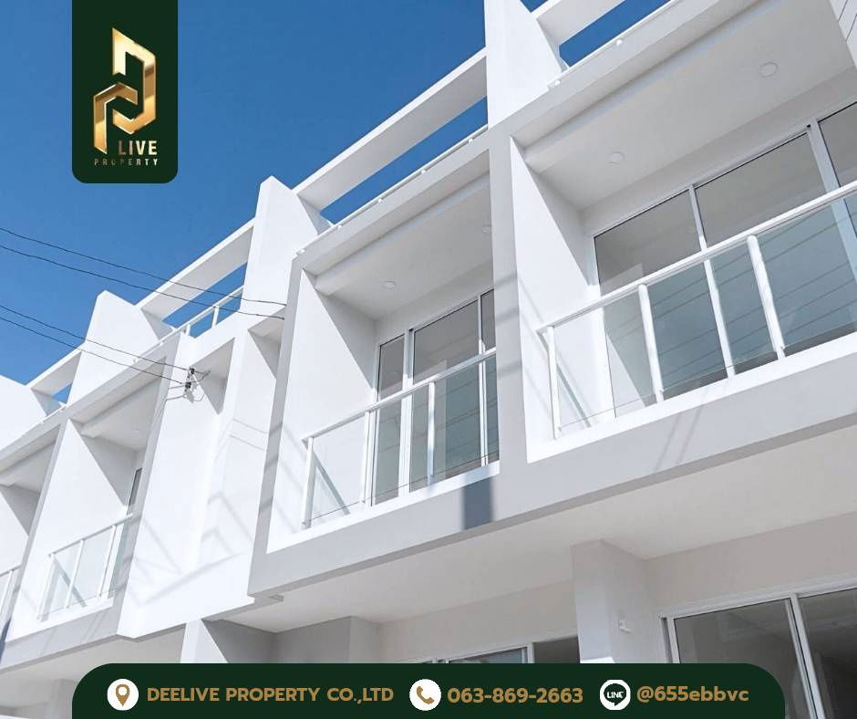 picture DLH-0007 2-storey townhouse for sale, Waranit Estate project, ready to move in, call 0638692663 LineID@655ebbvc - 3/12