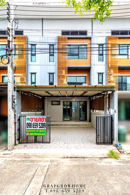 เช่าทาวน์โฮม ถนนบางนา - ตราด : ทาวน์โฮม 3 ชั้น Eco Space บางนา-วงแหวน | เหมาะทำโฮมออฟฟิศ โชว์รูม เก็บสต็อก จุดกระจายสินค้า | ใกล้เมกะบางนา–ทางด่วน–สุวรรณภูมิ-รร.นานาชาติ