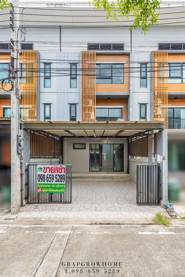 รูป ทาวน์โฮม 3 ชั้น Eco Space บางนา-วงแหวน | เหมาะทำโฮมออฟฟิศ โชว์รูม เก็บสต็อก จุดกระจายสินค้า | ใกล้เมกะบางนา–ทางด่วน–สุวรรณภูมิ-รร.นานาชาติ - รูปที่ 1/24