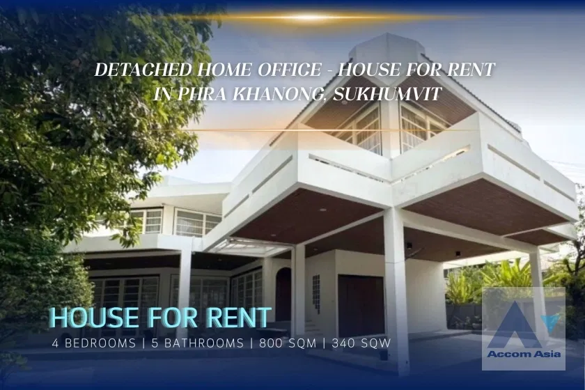 picture 🔼🔽 AccomA 📩 House For Rent in Sukhumvit, Bangkok, near BTS Phra Khanong (AA19628) - 1/20
