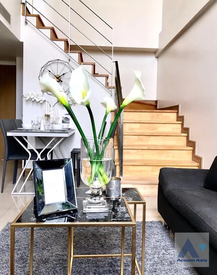 รูป 🔼🔽 AccomA 📩 Pet friendly,Duplex Condo,Double High Ceiling 2 BR Condominium @Downtown 49 (AA22959) - รูปที่ 12/20