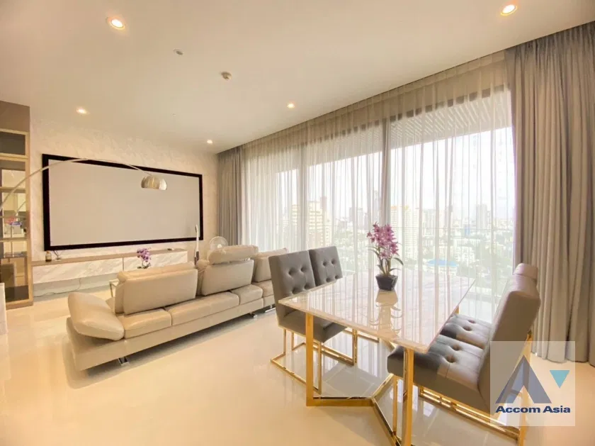 รูป 🔼🔽 AccomA 📩  Elegant condominium with soft interiors and skyline views in Sukhumvit (AA43540) - รูปที่ 4/19