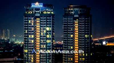 Condos for rent BTS Chong Nonsi : 🔼🔽 AccomA 📩 High-rise luxury condo with skyline view at Anantara (AA30653)