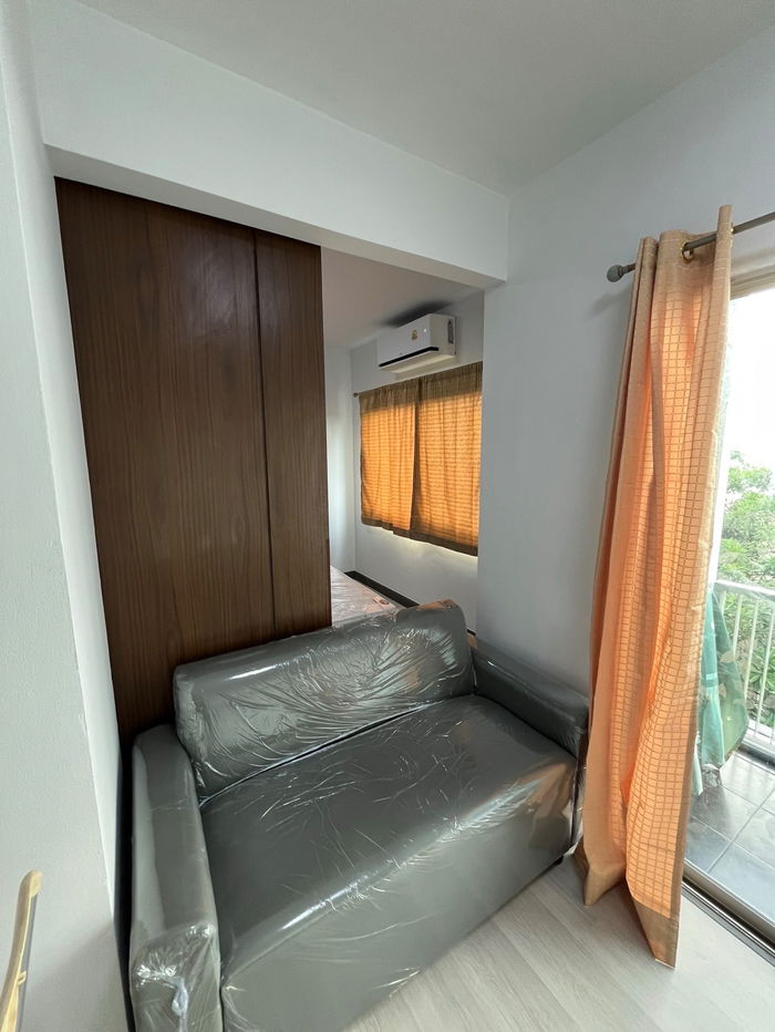 รูป ให้เช่า คอนโด เอ สเปซ สุขุมวิท77 (Aspace sukhumvit 77) ตึก B ชั้น 4 ห้องสวยปรับปรุงใหม่พร้อมอยู่(พื้น,ผนัง,แอร์,เครื่องซักผ้า,ครัว ของใหม่ทั้งหมด)  - รูปที่ 6/16