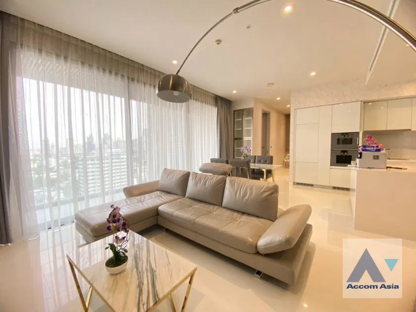 รูป 🔼🔽 AccomA 📩  Elegant condominium with soft interiors and skyline views in Sukhumvit (AA43540) - รูปที่ 1/19