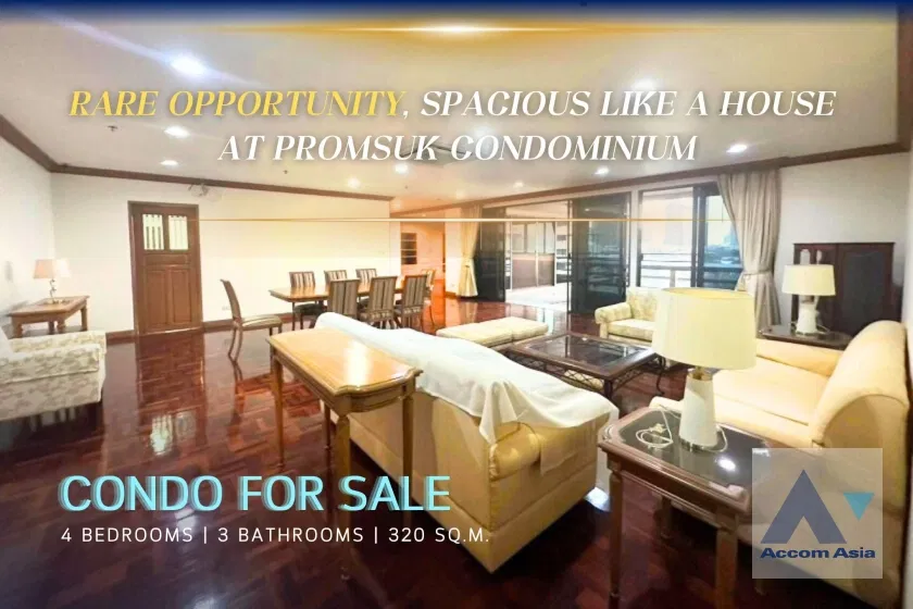 picture 🔼🔽 AccomA 📩 Rare opportunity, spacious like a house at Promsuk Condominium (AA37481) - 1/20