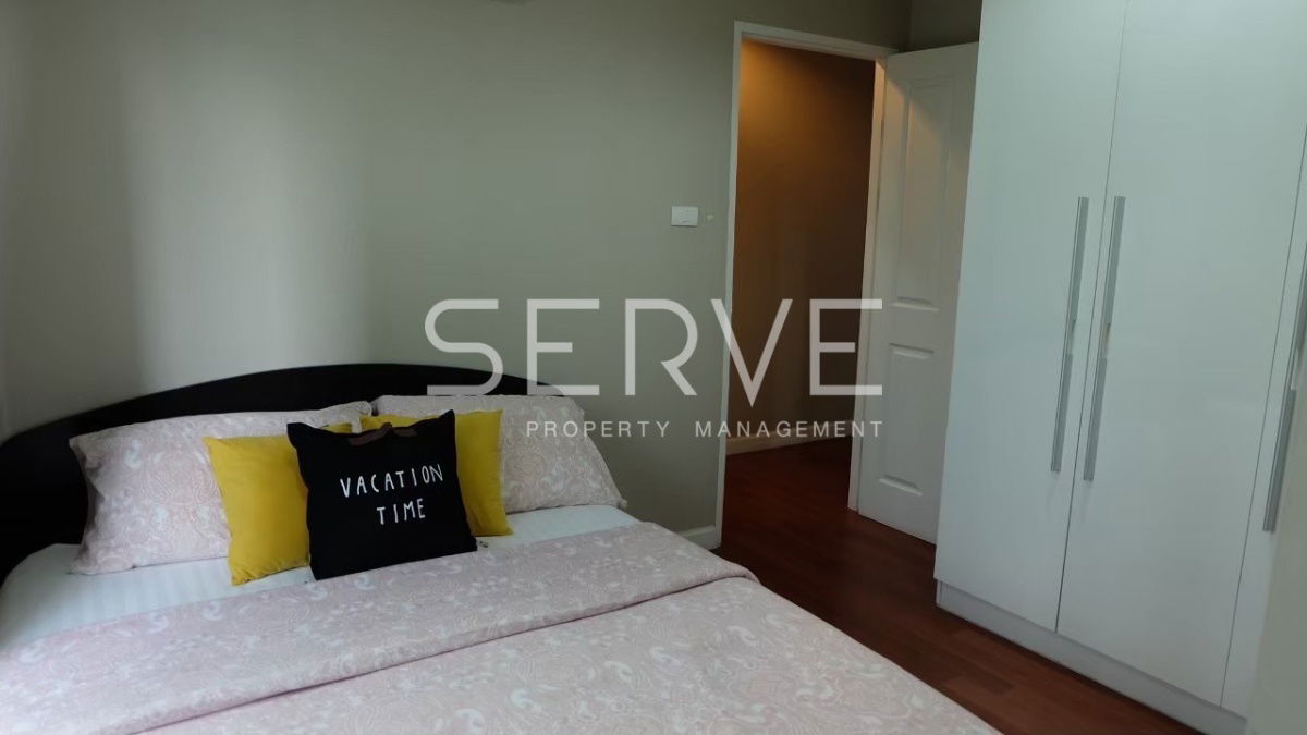 picture Nice Room 3 Beds with Bathtub Large Unie Good Location MRT Phra Ram 9  500 m. and CentralPlaza  @ Belle Grand Rama 9 - 8/10