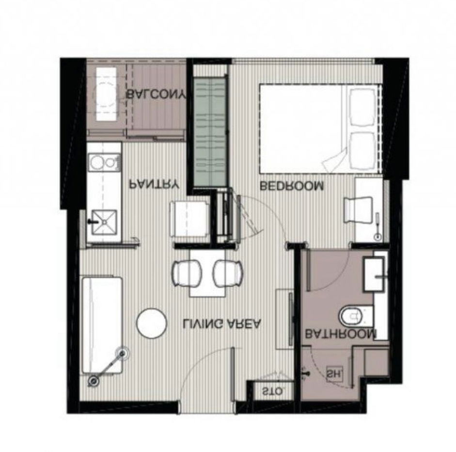 รูป [ เช่า | RENT ]  ⚡🌈BL40114 เดอะ เซนต์ เรสสิเด้นเซส ( The Saint Residences ) ⚡🌈 LINE : @theagentpro (มี @ นำหน้าด้วยครับ)  - รูปที่ 4/17