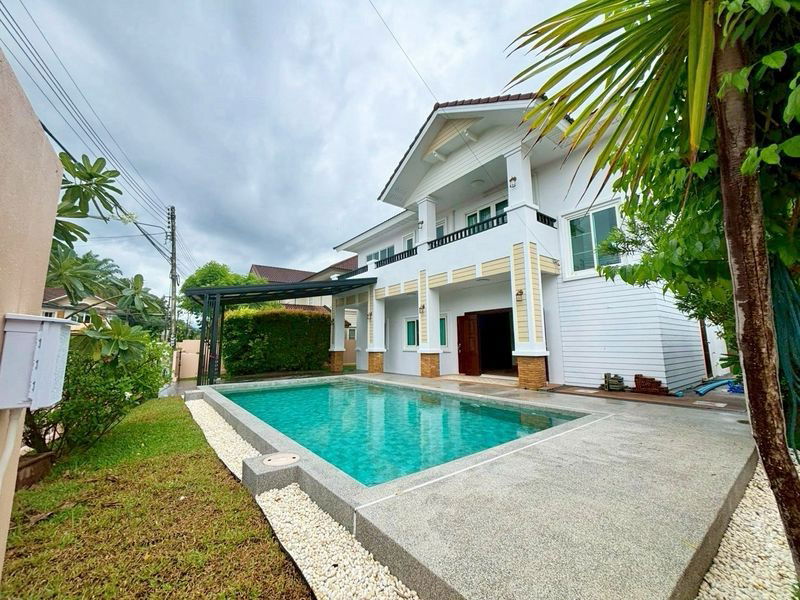 รูป บ้านพูลวิลล่า ใกล้โรงเรียนนานาชาติหลายแห่ง  หางดง เชียงใหม่ - รูปที่ 1/17