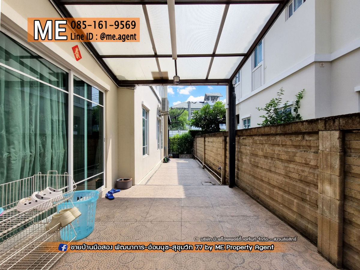 picture For Sale Single house Passorn Prestige  Patthanakarn 38, Convenient travel Thonglor-Sukhumvit-Rama 9-Srinakarin-On Nut. Call 085-1619569 (BH24-52) - 20/34