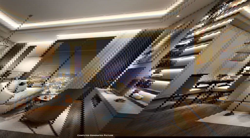 รูป The Diplomat 39 Phrom Pong 3 bedrooms, for sale - รูปที่ 3/9