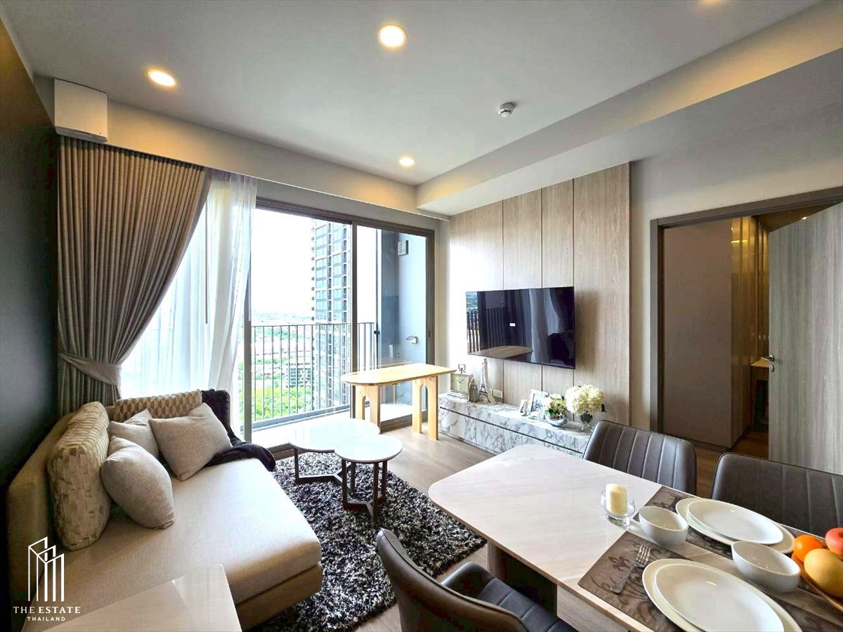 picture For rent: Whizdom The Forestias (Destinia), fully furnished and ready to move in, with natural views of a 30-rai forest park. @ 40,000 baht - 1/10