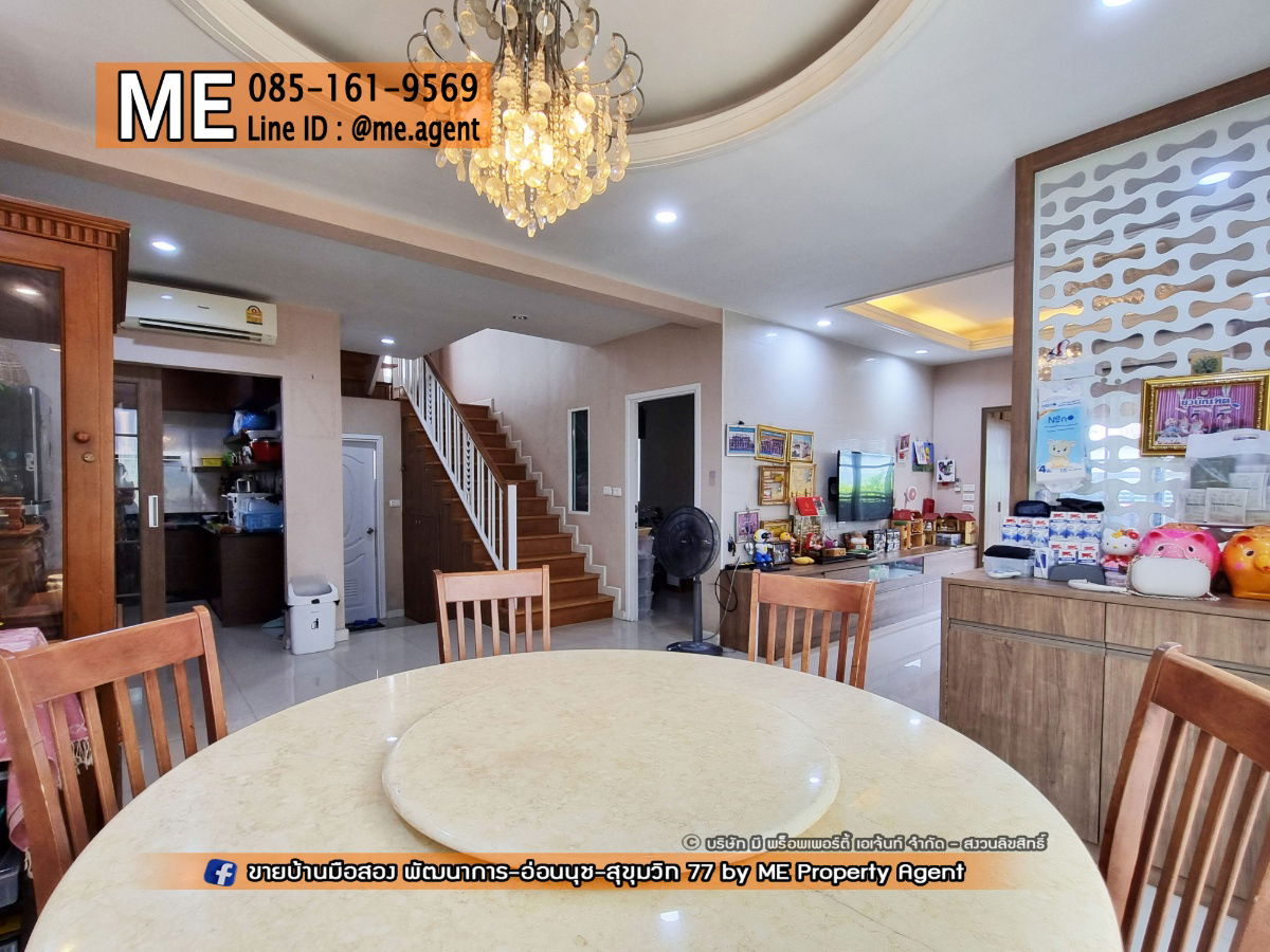 picture For Sale Single house Passorn Prestige  Patthanakarn 38, Convenient travel Thonglor-Sukhumvit-Rama 9-Srinakarin-On Nut. Call 085-1619569 (BH24-52) - 10/34