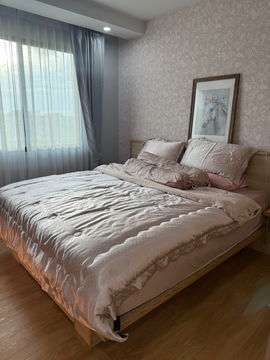 V Condo Salaya, Building V7, 4th floor, open golf course view, owner decorated and lived in himself, never rented out.