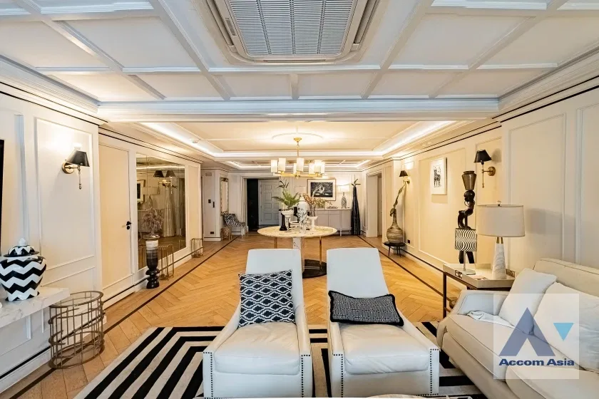 รูป 🔼🔽 AccomA 📩  Luxury condo with decorative ceiling at Mahogany Tower, Sukhumvit (AA37439) - รูปที่ 3/20