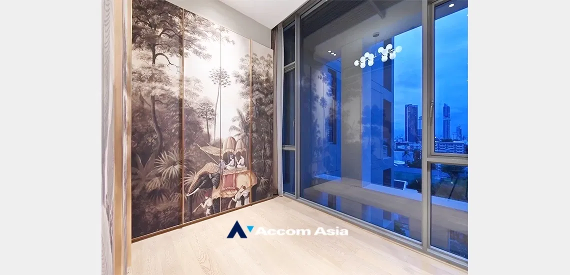 รูป 🔼🔽 AccomA 📩 Spacious condo with natural materials and open city view at The Sukhothai Residence (AA33557)  - รูปที่ 10/10