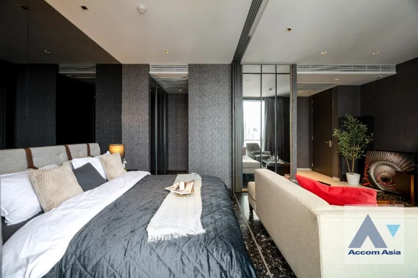 รูป 🔼🔽 AccomA 📩 Sleek high-floor condominium with bold style in Sukhumvit (AA41343) - รูปที่ 16/18