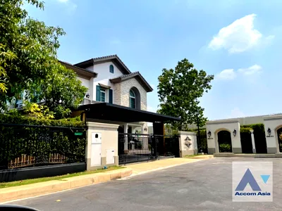 Houses for rent Thanon Thep Rak : 🔼🔽 AccomA 📩 Fully Furnished 4 BR House @Nantawan Ramintra - Phaholyothin 50 (AA37347)