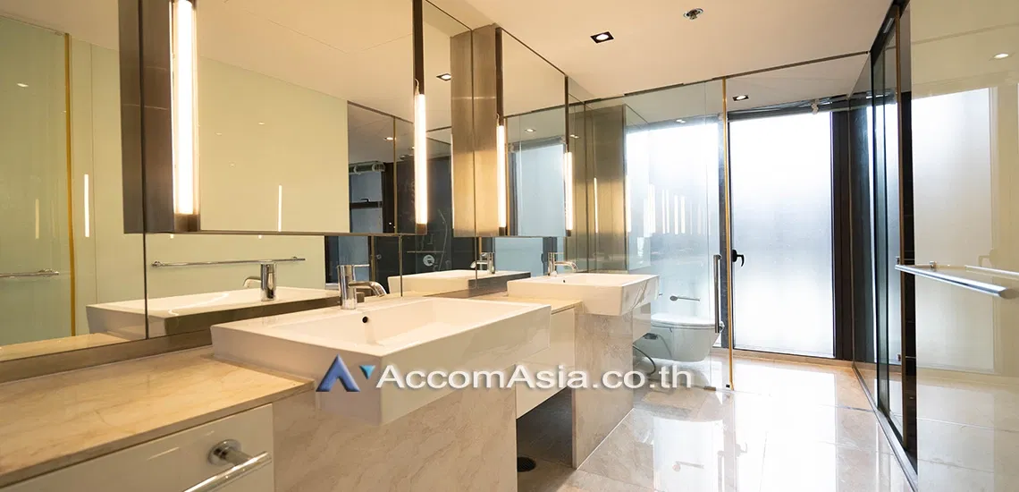 รูป 🔼🔽 AccomA 📩 Elegant modern condominium with city view in Sathorn (AA29635) - รูปที่ 11/14