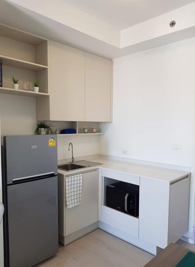 picture For rent 📍 Chapter One Eco Ratchada - Huai Khwang 📍 Fully furnished and equipped, near MRT Huai Khwang - 6/11