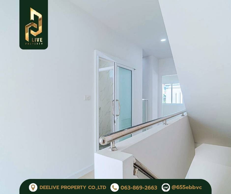 picture DLH-0007 2-storey townhouse for sale, Waranit Estate project, ready to move in, call 0638692663 LineID@655ebbvc - 6/12