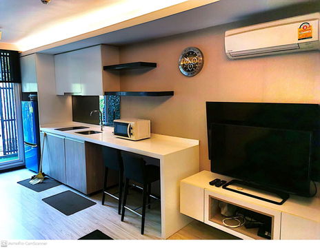 WS2829 🏢 Haven Luxe Inthamara 4 for rent, beautiful room, fully furnished, ready to move in, near BTS Saphan Khwai, only 12,000 baht/month.