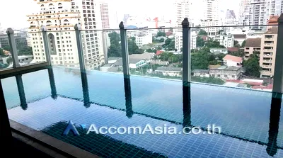 Condos for rent : 🔼🔽 AccomA 📩 Stylish high-floor condo with pool balcony near Phrom Phong (1516975)