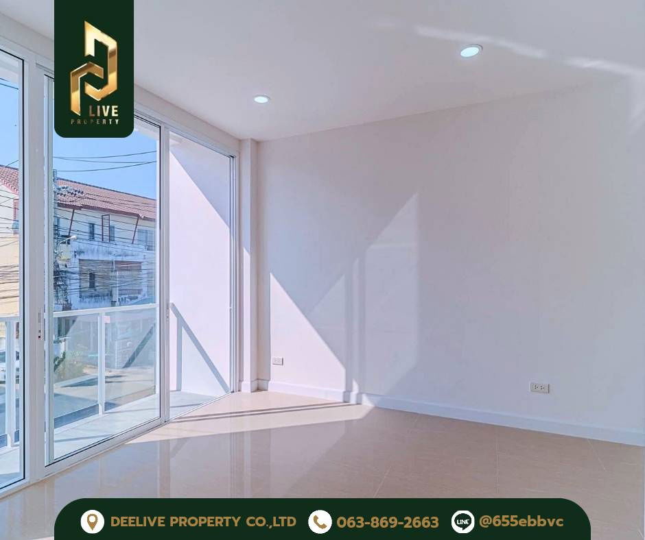 picture DLH-0007 2-storey townhouse for sale, Waranit Estate project, ready to move in, call 0638692663 LineID@655ebbvc - 7/12
