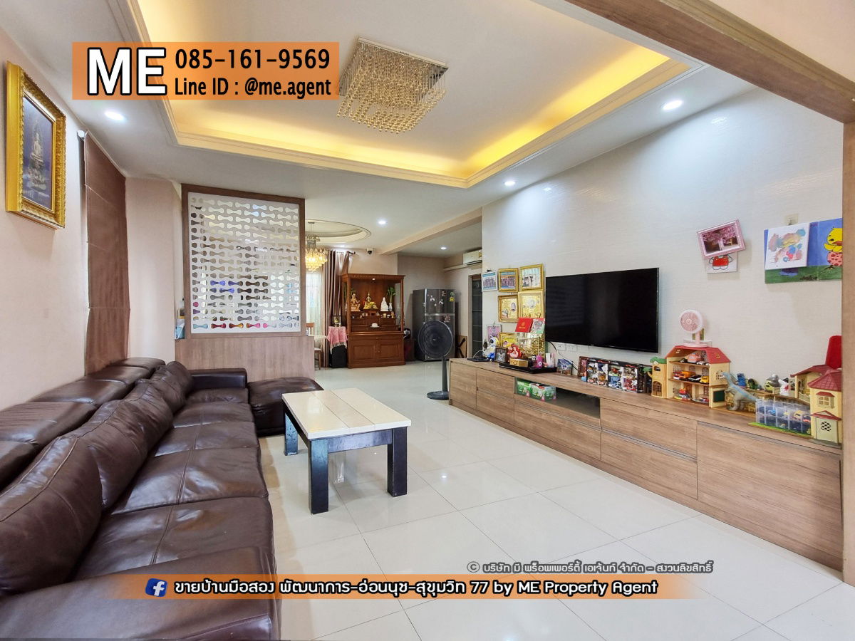 picture For Sale Single house Passorn Prestige  Patthanakarn 38, Convenient travel Thonglor-Sukhumvit-Rama 9-Srinakarin-On Nut. Call 085-1619569 (BH24-52) - 6/34
