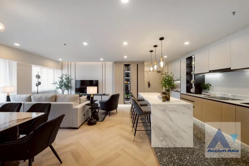 รูป 🔼🔽 AccomA 📩 Fully Furnished,Newly renovated 4 BR Condominium @The Executive Regent (AA44160) - รูปที่ 7/20