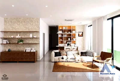 เช่าบ้านเดี่ยว เขตประเวศ : 🔼🔽 AccomA 📩 Spacious Modern Townhouse with Stylish Design (AA43864)