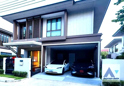 เช่าบ้านเดี่ยว ม.รัตนบัณฑิต (อาแบค) : 🔼🔽 AccomA 📩 Fully Furnished 4 BR House @Burasiri Krungthep Kreetha (AA41852)