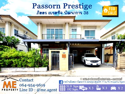 Houses for sale : For Sale Single house Passorn Prestige  Patthanakarn 38, Convenient travel Thonglor-Sukhumvit-Rama 9-Srinakarin-On Nut. Call 085-1619569 (BH24-52)