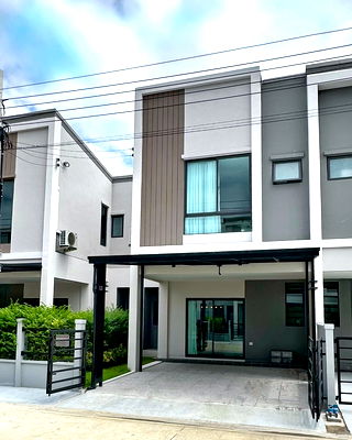 Home office for rent Samut Prakarn : LD1-191 Townhome for Rent Pleno Sukhumvit-Bangna Size 33.5 sq.w. Near Mega Bangna, beautifully decorated and move-in ready 🟥 @rdsluxury