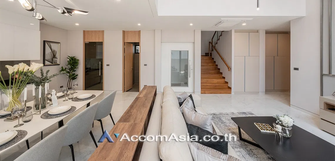 รูป 🔼🔽 AccomA 📩 Cozy modern home in Yannawa with private lift and elite school access (AA25856) - รูปที่ 2/20