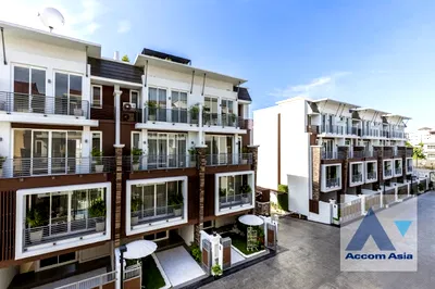 ทาวน์โฮม เขตสาทร : 🔼🔽 AccomA 📩  3 BR Townhouse @Luxury Townhome Sathu Pradit 12 (AA40296)