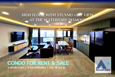 Condos for rent : 🔼🔽 AccomA 📩  Spacious condominium with open layout in Thonglor (AA39925)