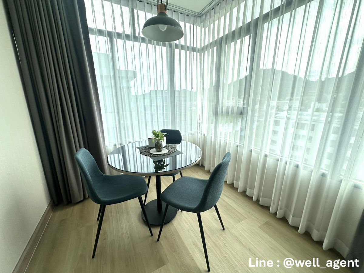 รูป For Rent | ดิ อินดี๊ด คอนโด เออร์เบิน ศรีราชา  📞 Call: 064-242-6068  🌊 เฟอร์ครบ | ห้องสวย | มีเครื่องซักผ้า - รูปที่ 4/12