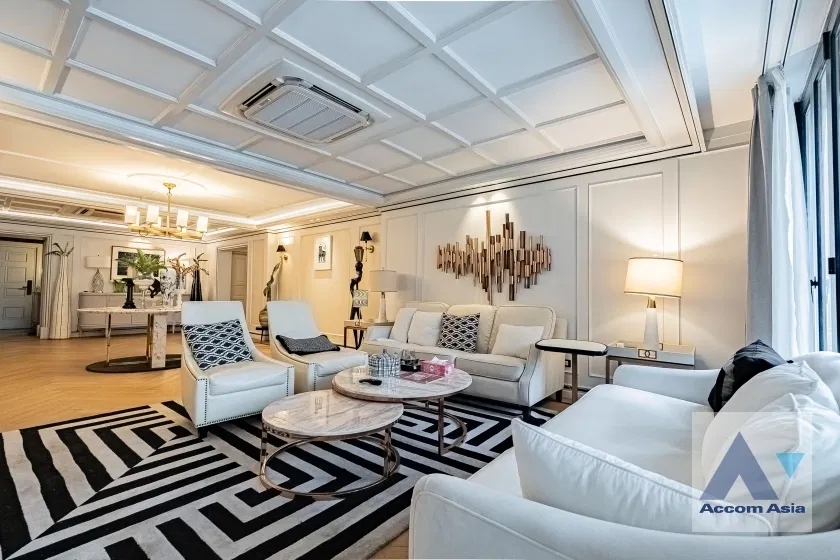รูป 🔼🔽 AccomA 📩  Luxury condo with decorative ceiling at Mahogany Tower, Sukhumvit (AA37439) - รูปที่ 8/20