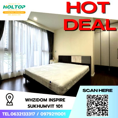 คอนโดให้เช่า : #S4433 ให้เช่า Whizdom Inspire Sukhumvit 101