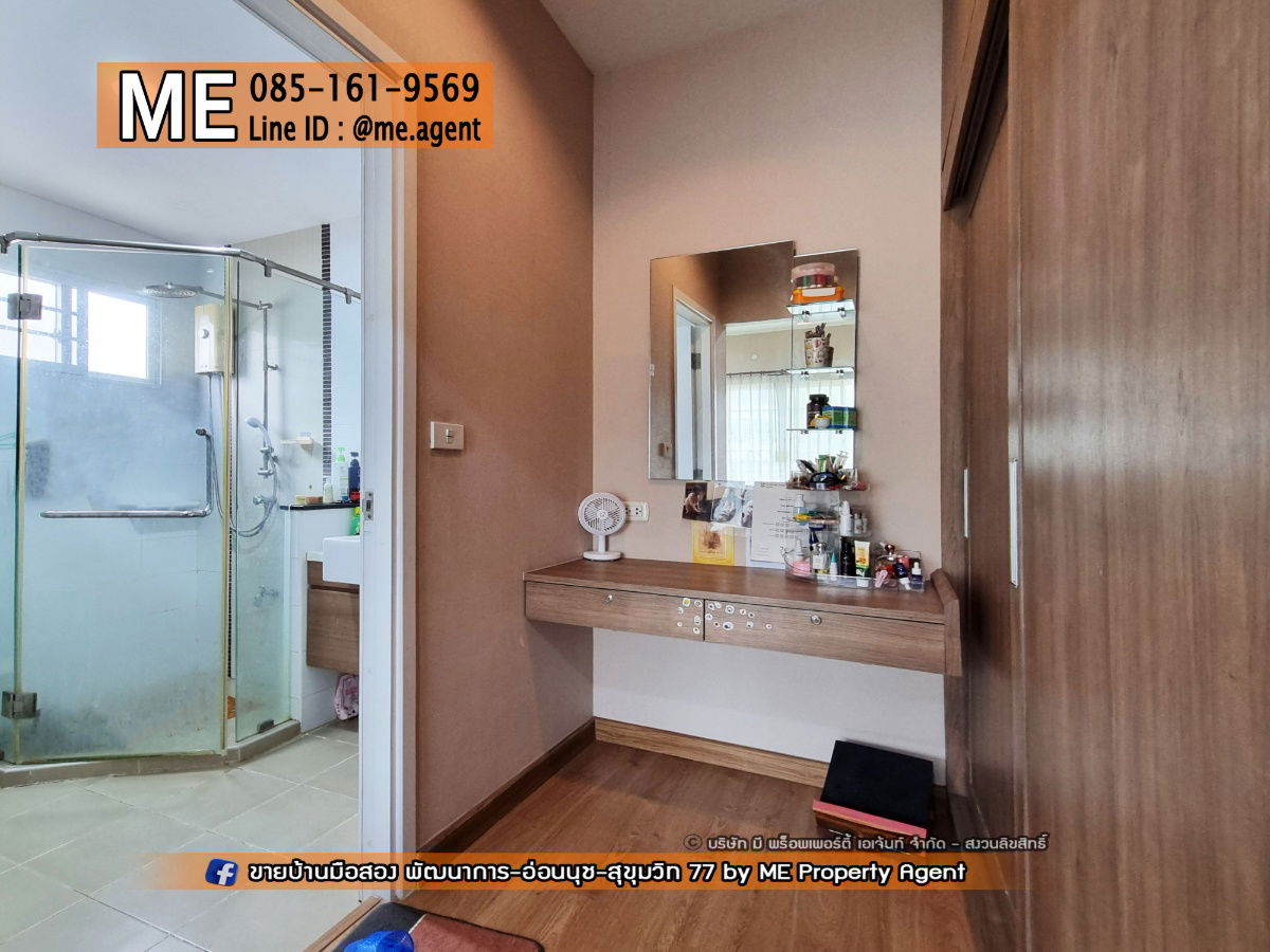picture For Sale Single house Passorn Prestige  Patthanakarn 38, Convenient travel Thonglor-Sukhumvit-Rama 9-Srinakarin-On Nut. Call 085-1619569 (BH24-52) - 18/34