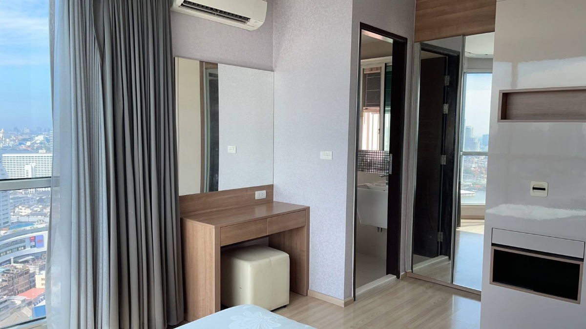 picture 📌 rent Rhythm Sathorn 200 m. BTS Saphan Taksin river view OK Line : 0886060125 - 4/5