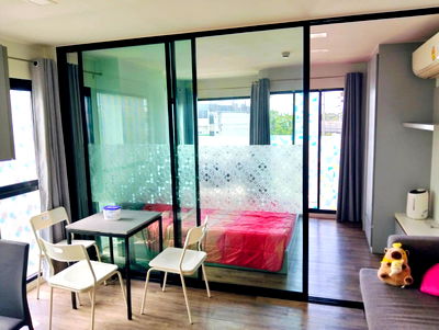 คอนโดให้เช่า : ให้เช่าคอนโด Modiz Interchange 29 ตรม. ชั้น 4 ห้องหัวมุม เฟอร์ครบ 11,500/ ด.