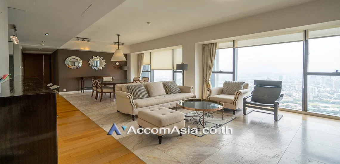รูป 🔼🔽 AccomA 📩 Panoramic-view condo with modern decor in Sathorn (AA29462) - รูปที่ 2/11