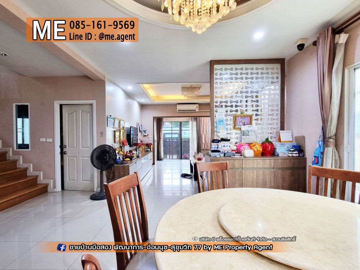 picture For Sale Single house Passorn Prestige  Patthanakarn 38, Convenient travel Thonglor-Sukhumvit-Rama 9-Srinakarin-On Nut. Call 085-1619569 (BH24-52) - 9/34